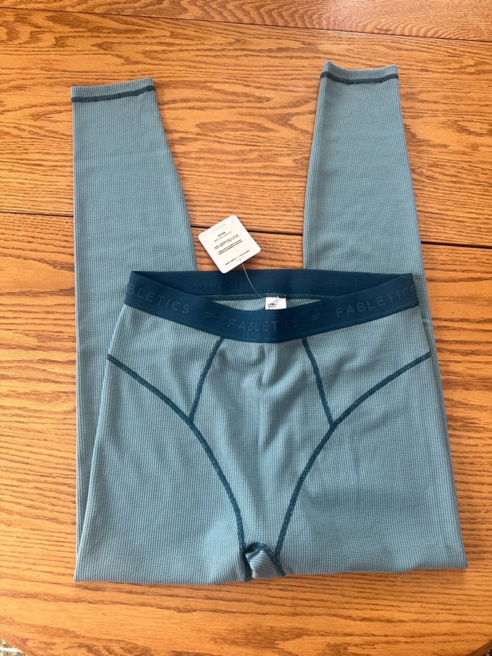 Fabletics Waffle Legging Arctic Wave Midnight Medium
